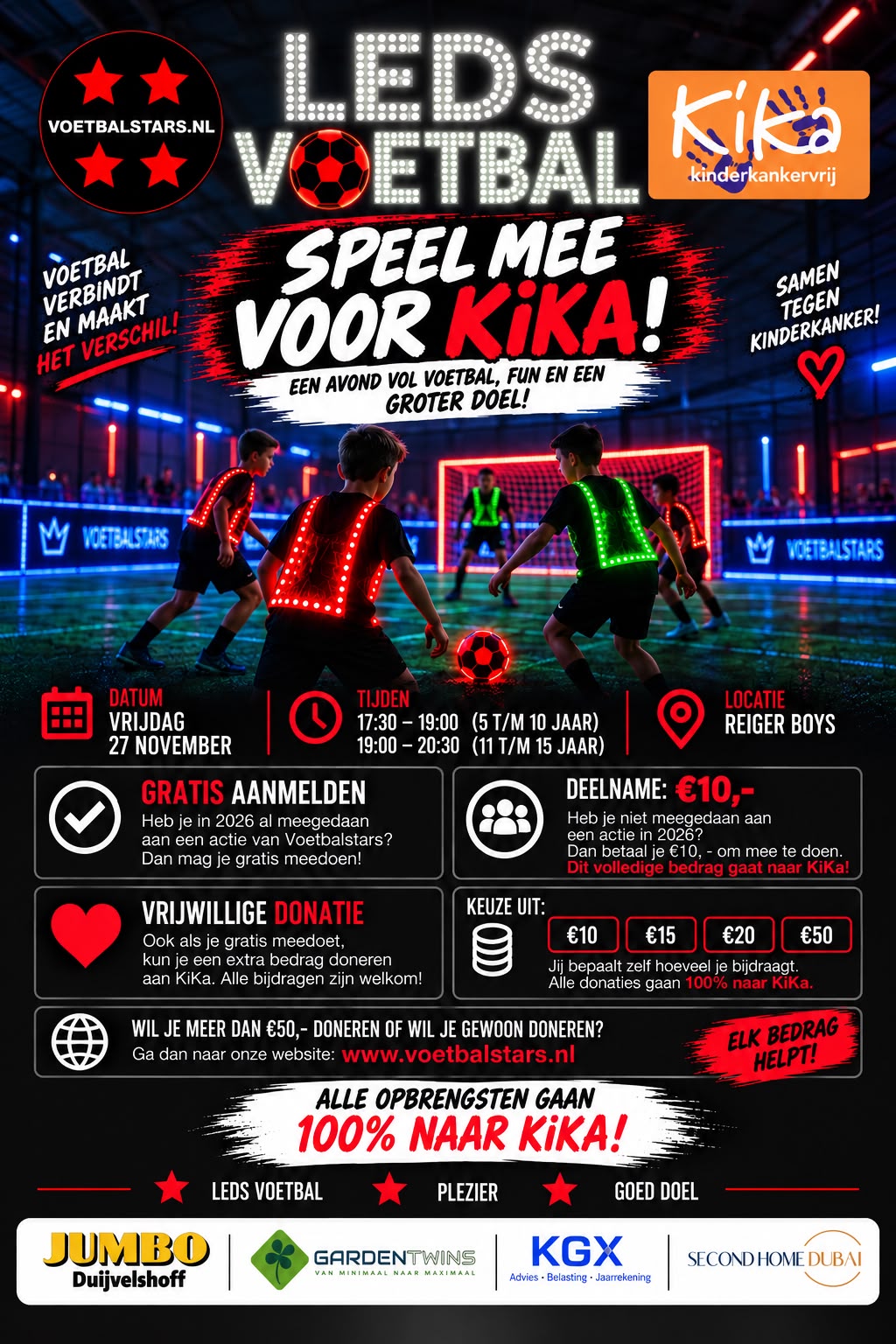 KIKA en LED Voetbal